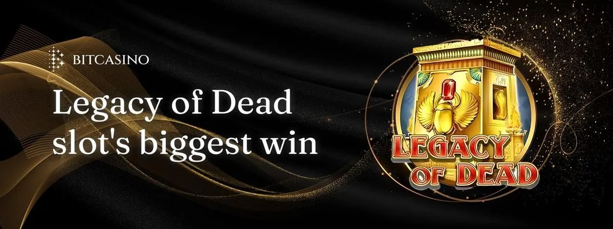 Legacy of Dead biggest win: Land prizes as big as US$5,455